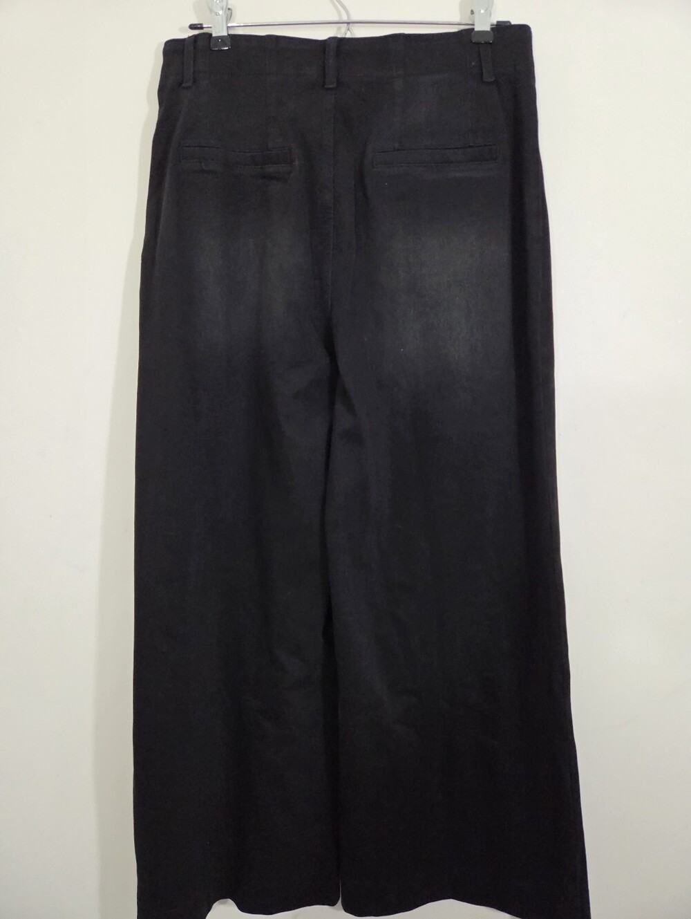NWT Halara Flex High Waisted Washed Casual Wide Leg Jeans Black Size Medium - Picture 5 of 8
